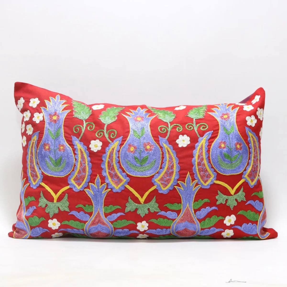 Suzani Pillow Uzbek Embroidery,Suzani Throw Pillow, Suzani Cushion Cover,Suzani Pillow Cover,Hand Embroidery Suzani Pillow,Best Sale