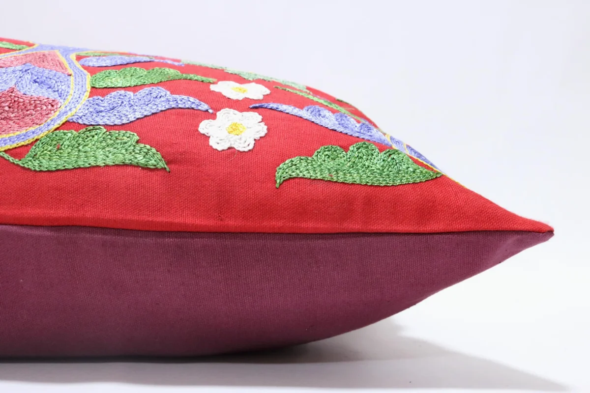 Suzani Pillow Uzbek Embroidery,Suzani Throw Pillow, Suzani Cushion Cover,Suzani Pillow Cover,Hand Embroidery Suzani Pillow,Best Sale