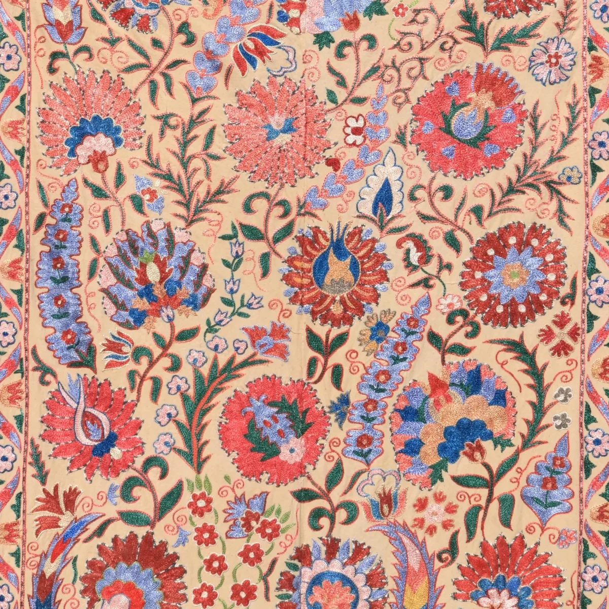Uzbek handmade embroidery suzani. Bedspread, Bedcover, Wall hanging, Tapestry, Wall decor, Throw, tablecloth.