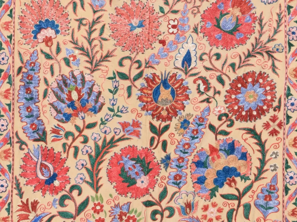 il_fullxfull.6593187616_meq2 Uzbek handmade embroidery suzani. Bedspread, Bedcover, Wall hanging, Tapestry, Wall decor, Throw, tablecloth.