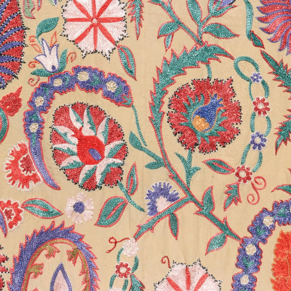 Uzbek handmade embroidery suzani. Bedspread, Bedcover, Wall hanging, Tapestry, Wall decor, Throw, tablecloth.