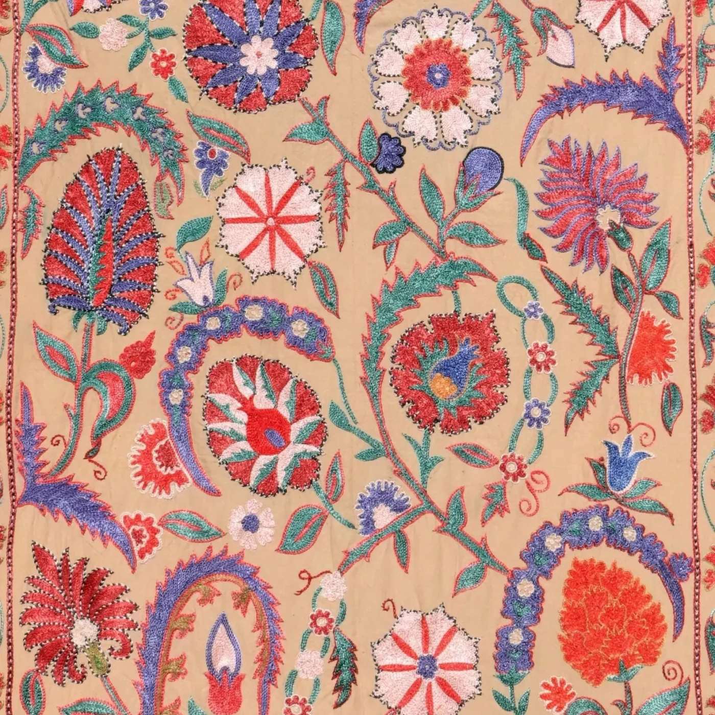 Uzbek handmade embroidery suzani. Bedspread, Bedcover, Wall hanging, Tapestry, Wall decor, Throw, tablecloth.
