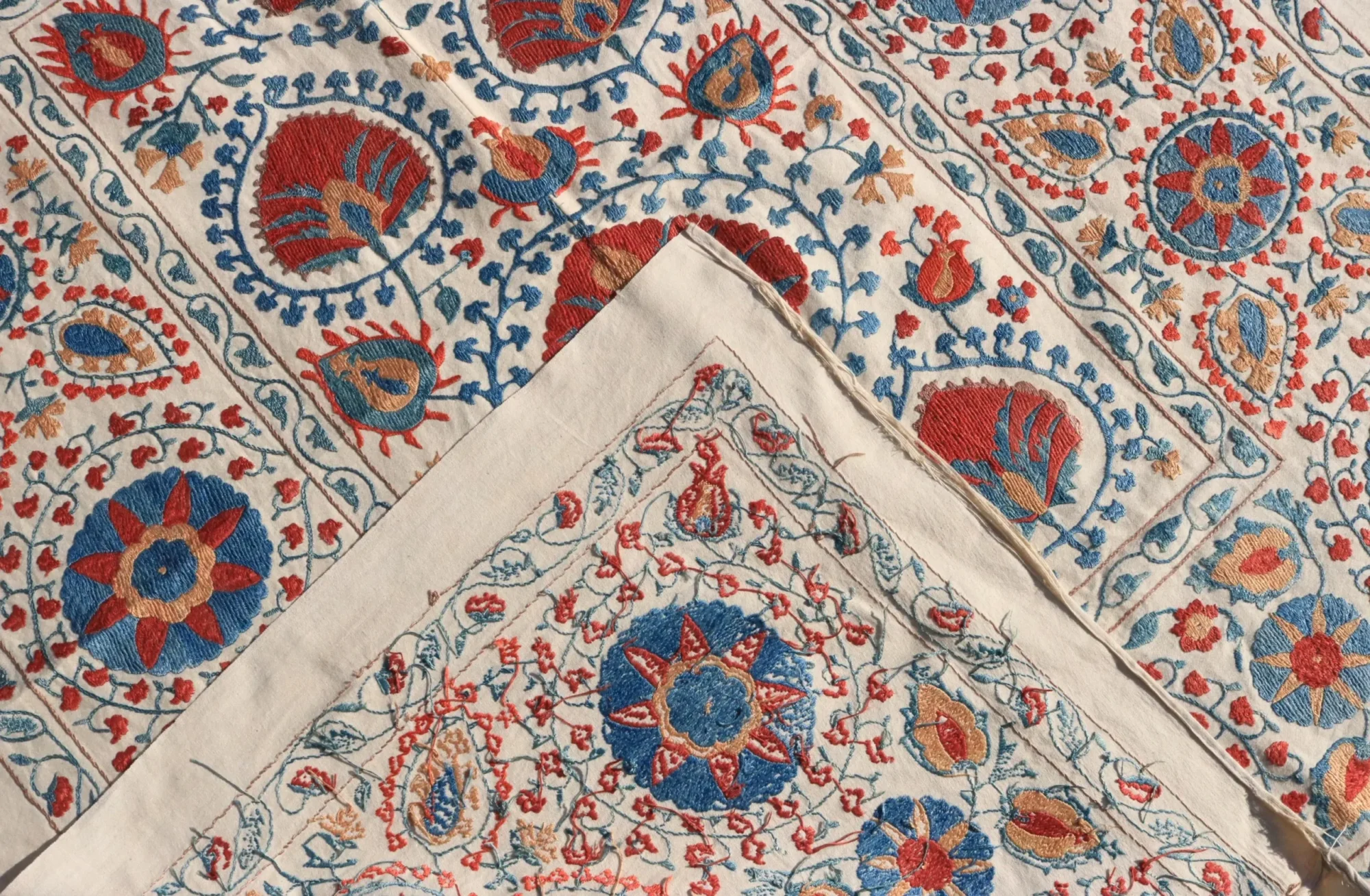 il_fullxfull.6609924448_hwao Uzbek handmade embroidery suzani. Bedspread, Bedcover, Wall hanging, Tapestry, Wall decor, Throw, tablecloth.