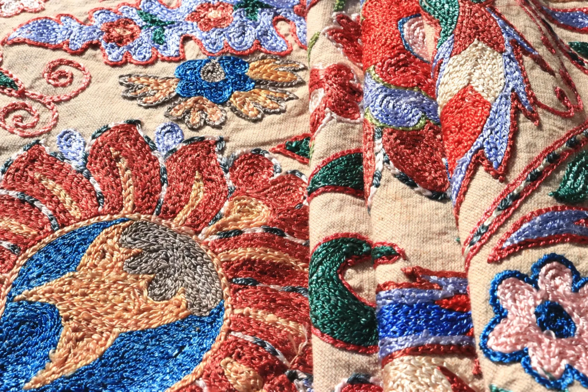 Uzbek handmade embroidery suzani. Bedspread, Bedcover, Wall hanging, Tapestry, Wall decor, Throw, tablecloth.