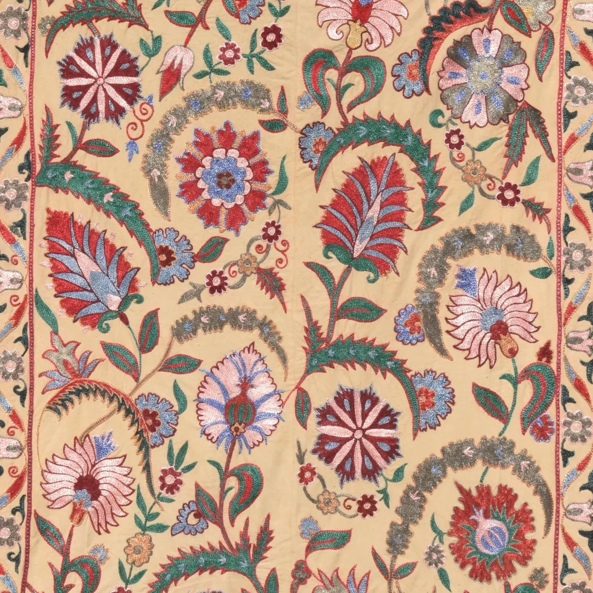 Uzbek handmade embroidery suzani. Bedspread, Bedcover, Wall hanging, Tapestry, Wall decor, Throw, tablecloth.