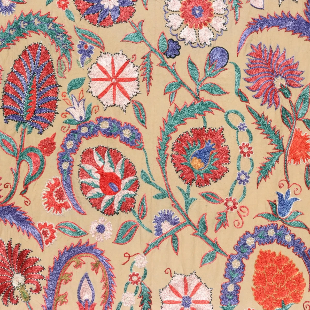 Uzbek handmade embroidery suzani. Bedspread, Bedcover, Wall hanging, Tapestry, Wall decor, Throw, tablecloth.