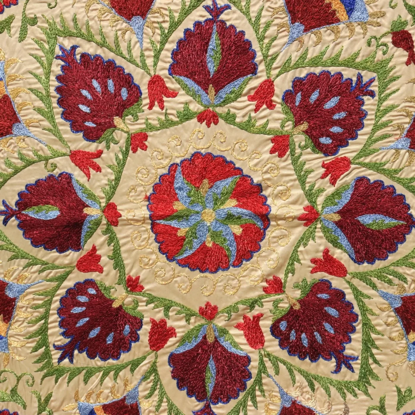 Uzbek handmade embroidery suzani. Bedspread, Bedcover, Wall hanging, Tapestry, Wall decor, Throw, tablecloth.