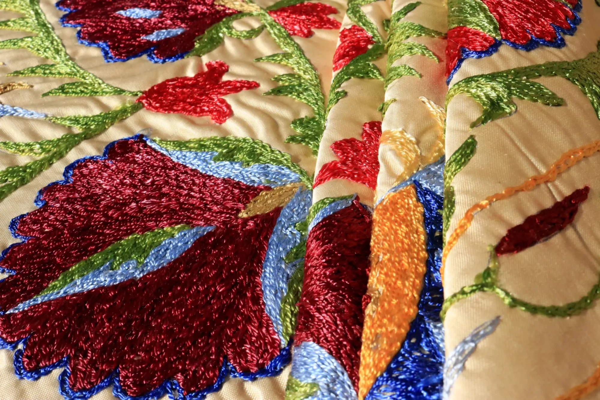 Uzbek handmade embroidery suzani. Bedspread, Bedcover, Wall hanging, Tapestry, Wall decor, Throw, tablecloth.