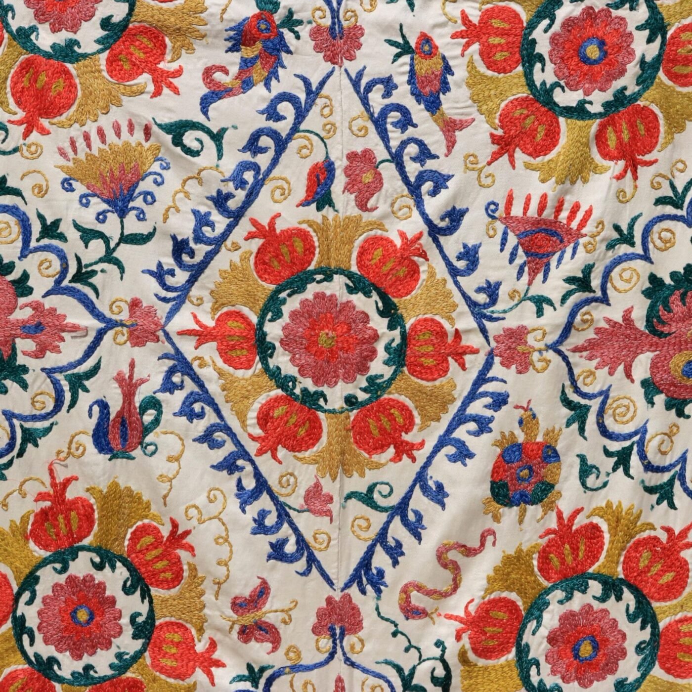 Uzbek handmade embroidery suzani. Bedspread, Bedcover, Wall hanging, Tapestry, Wall decor, Throw, tablecloth.