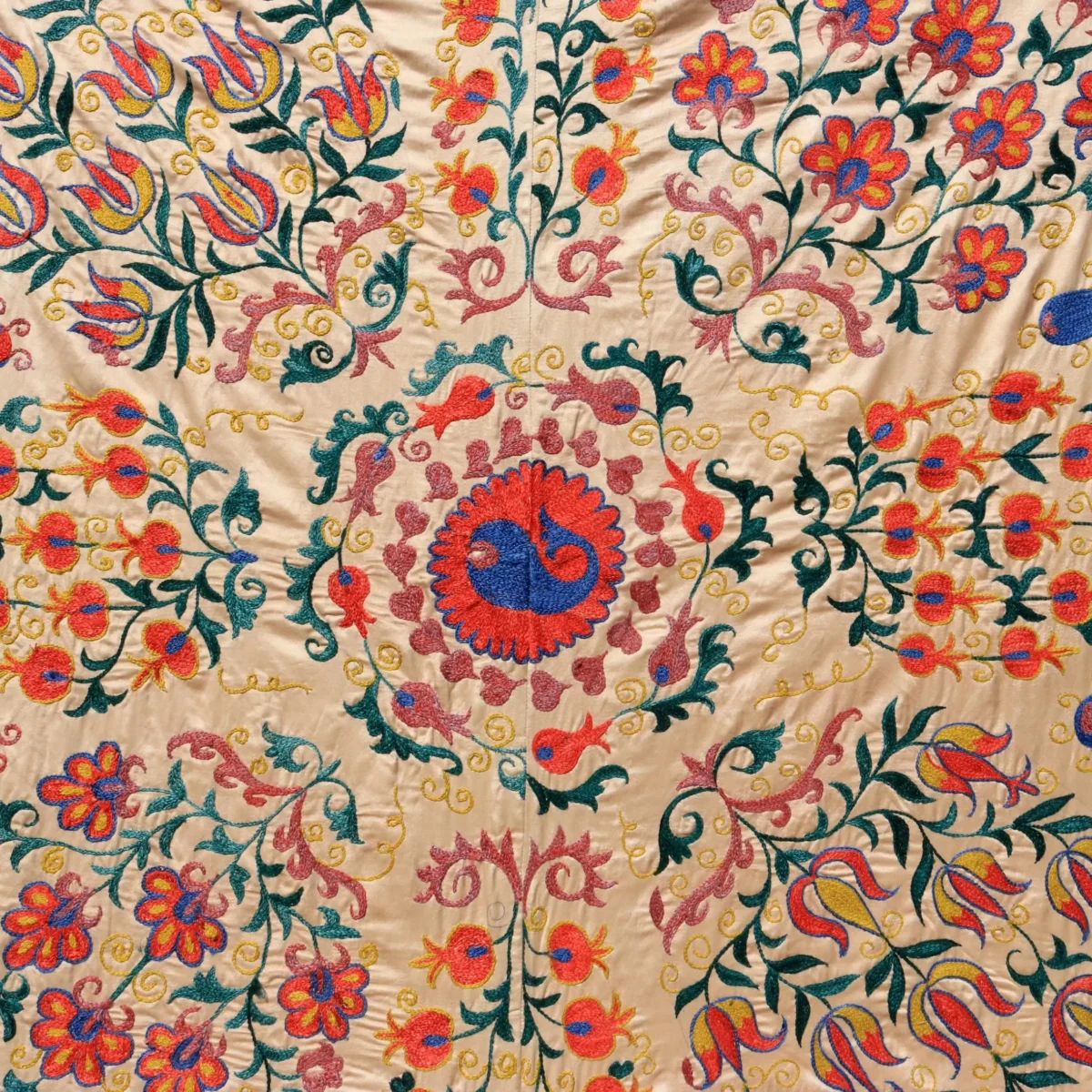 Uzbek handmade embroidery suzani. Bedspread, Bedcover, Wall hanging, Tapestry, Wall decor, Throw, tablecloth.