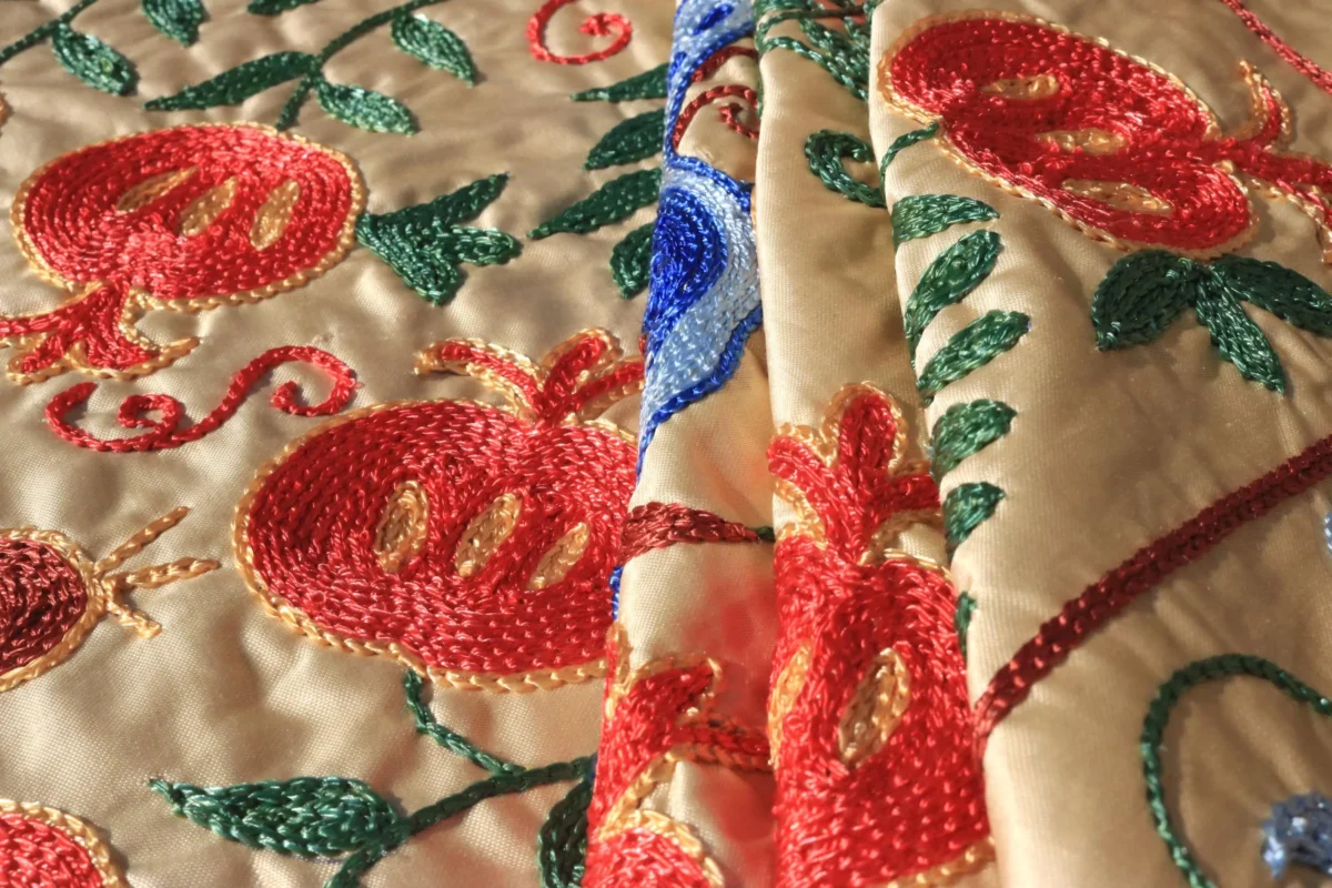Uzbek handmade embroidery suzani. Bedspread, Bedcover, Wall hanging, Tapestry, Wall decor, Throw, tablecloth.