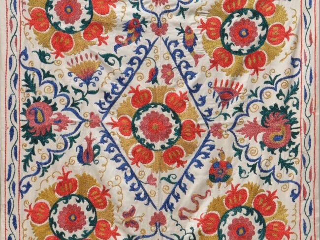 Uzbek handmade embroidery suzani. Bedspread, Bedcover, Wall hanging, Tapestry, Wall decor, Throw, tablecloth.