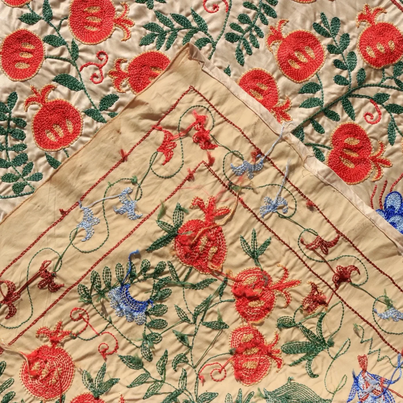 Uzbek handmade embroidery suzani. Bedspread, Bedcover, Wall hanging, Tapestry, Wall decor, Throw, tablecloth.