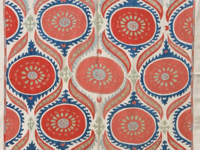 Uzbek handmade embroidery suzani. Bedspread, Bedcover, Wall hanging, Tapestry, Wall decor, Throw, tablecloth.