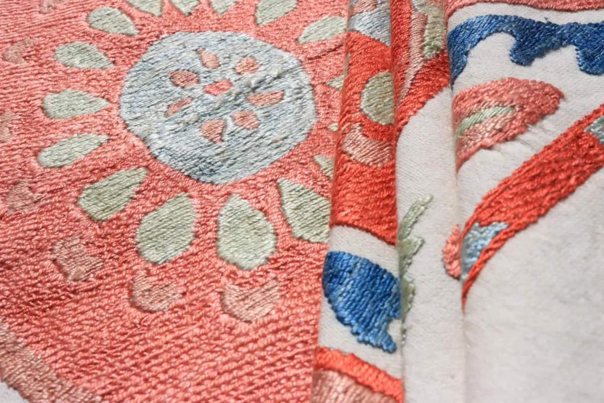 Uzbek handmade embroidery suzani. Bedspread, Bedcover, Wall hanging, Tapestry, Wall decor, Throw, tablecloth.