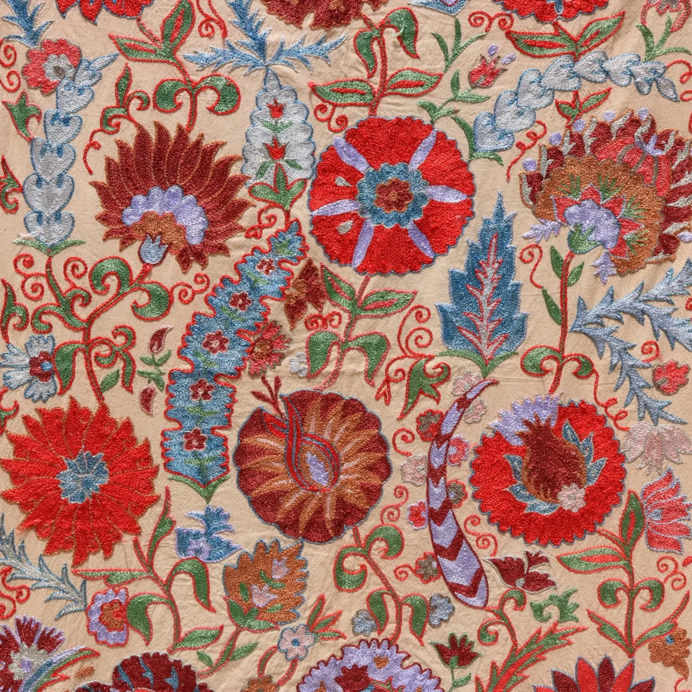 Uzbek handmade embroidery suzani. Bedspread, Bedcover, Wall hanging, Tapestry, Wall decor, Throw, tablecloth.