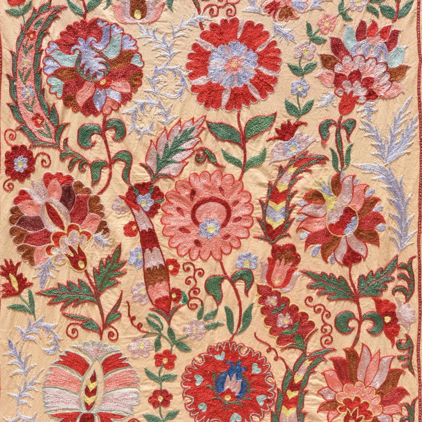 Uzbek handmade embroidery suzani. Bedspread, Bedcover, Wall hanging, Tapestry, Wall decor, Throw, tablecloth.