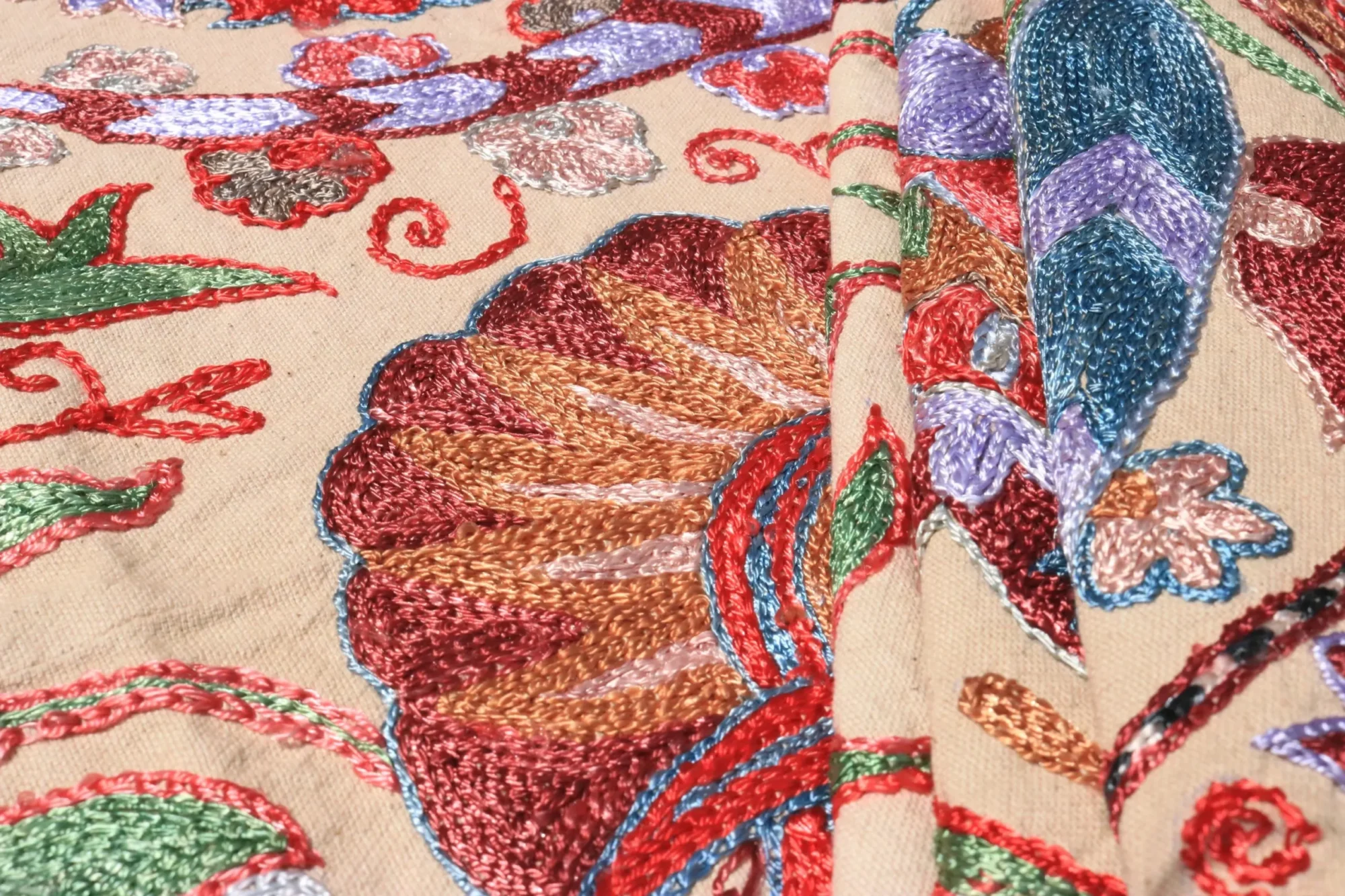 Uzbek handmade embroidery suzani. Bedspread, Bedcover, Wall hanging, Tapestry, Wall decor, Throw, tablecloth.