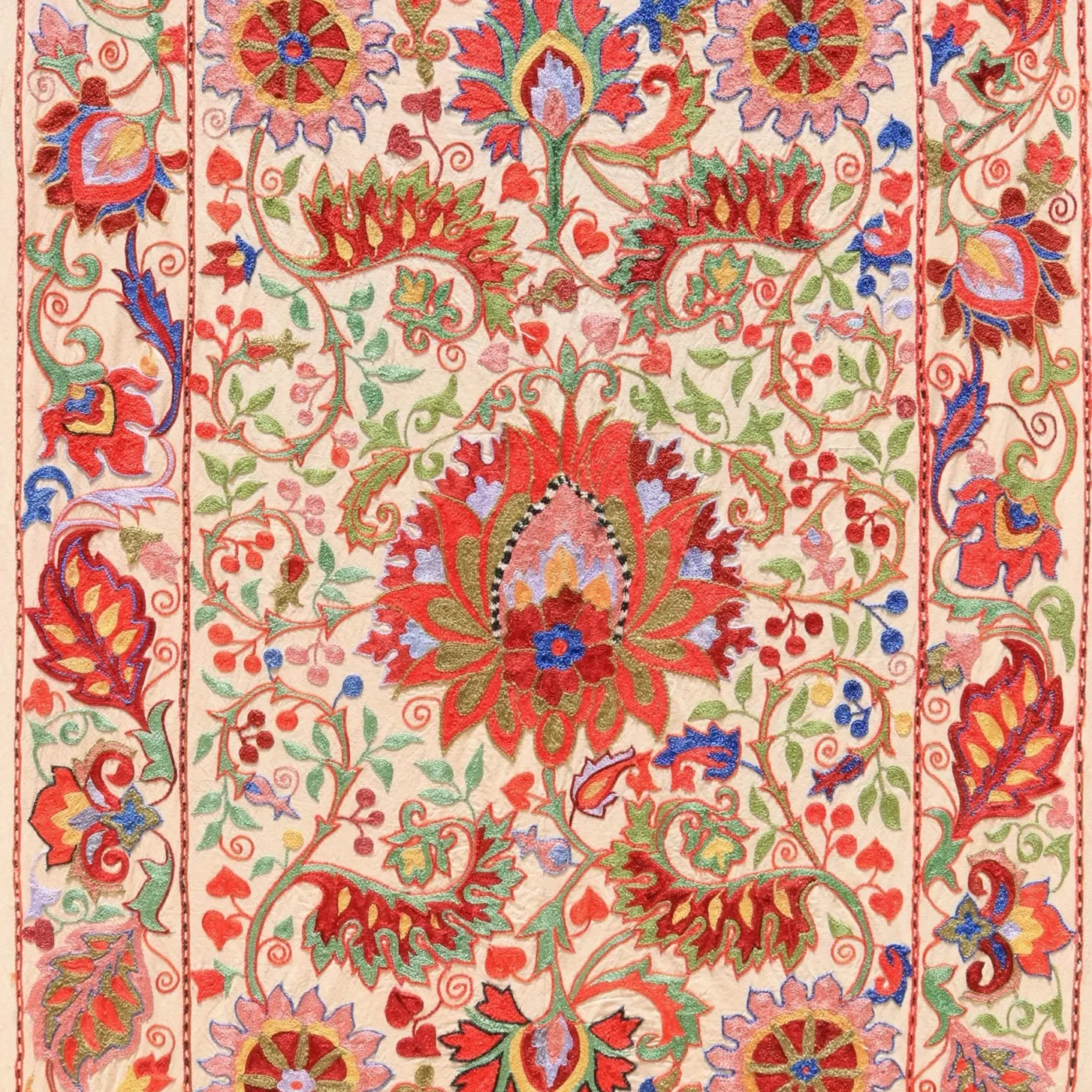 Uzbek handmade embroidery suzani. Bedspread, Bedcover, Wall hanging, Tapestry, Wall decor, Throw, tablecloth.