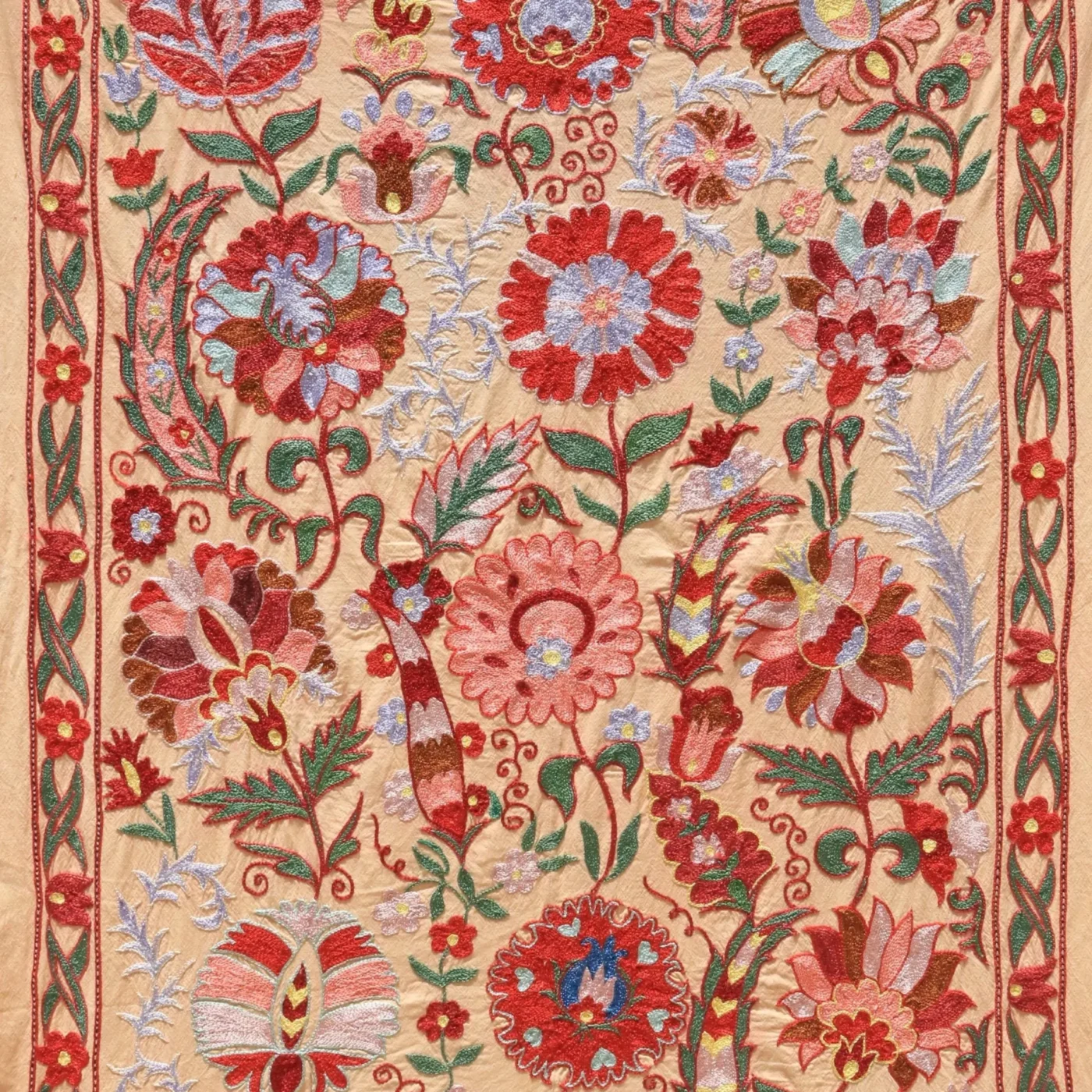 Uzbek handmade embroidery suzani. Bedspread, Bedcover, Wall hanging, Tapestry, Wall decor, Throw, tablecloth.