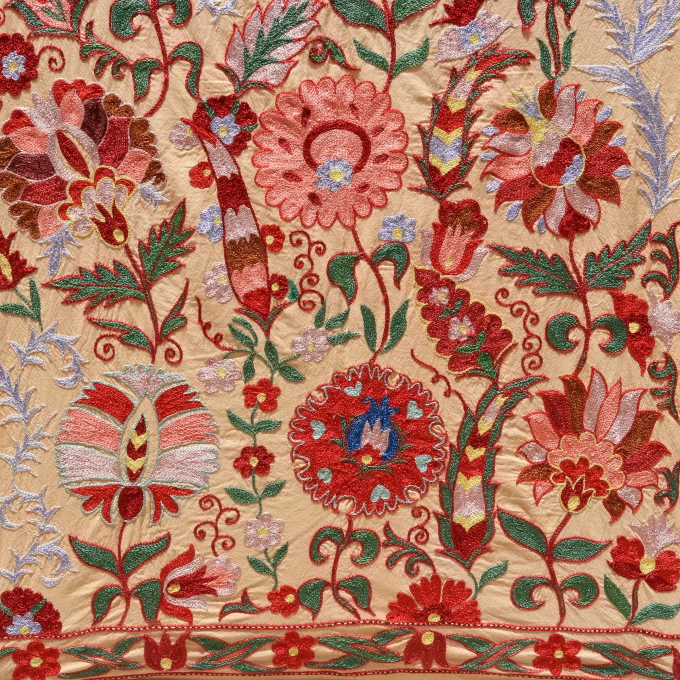 Uzbek handmade embroidery suzani. Bedspread, Bedcover, Wall hanging, Tapestry, Wall decor, Throw, tablecloth.