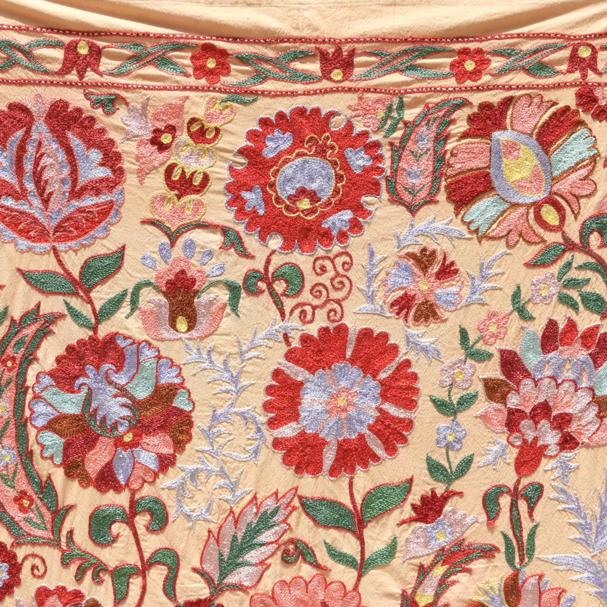 Uzbek handmade embroidery suzani. Bedspread, Bedcover, Wall hanging, Tapestry, Wall decor, Throw, tablecloth.