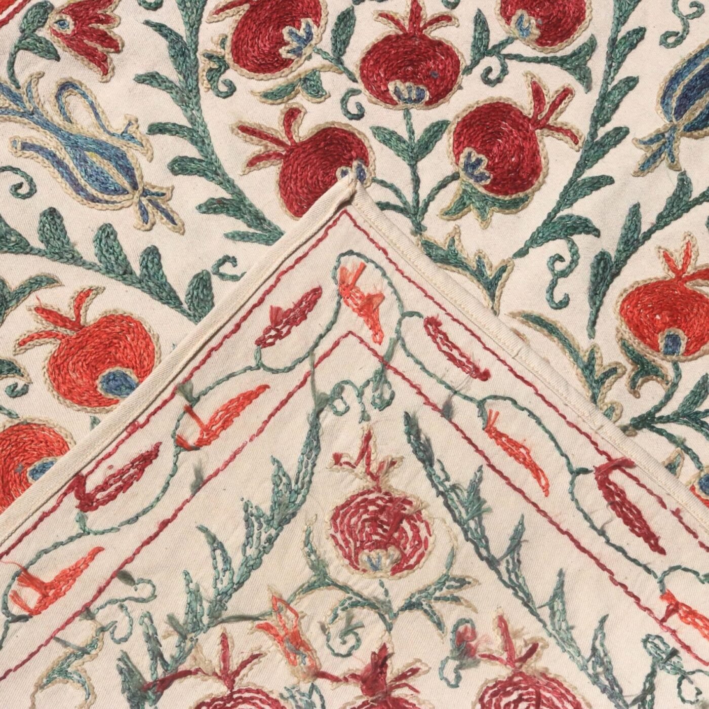 Uzbek handmade embroidery suzani. Bedspread, Bedcover, Wall hanging, Tapestry, Wall decor, Throw, tablecloth.