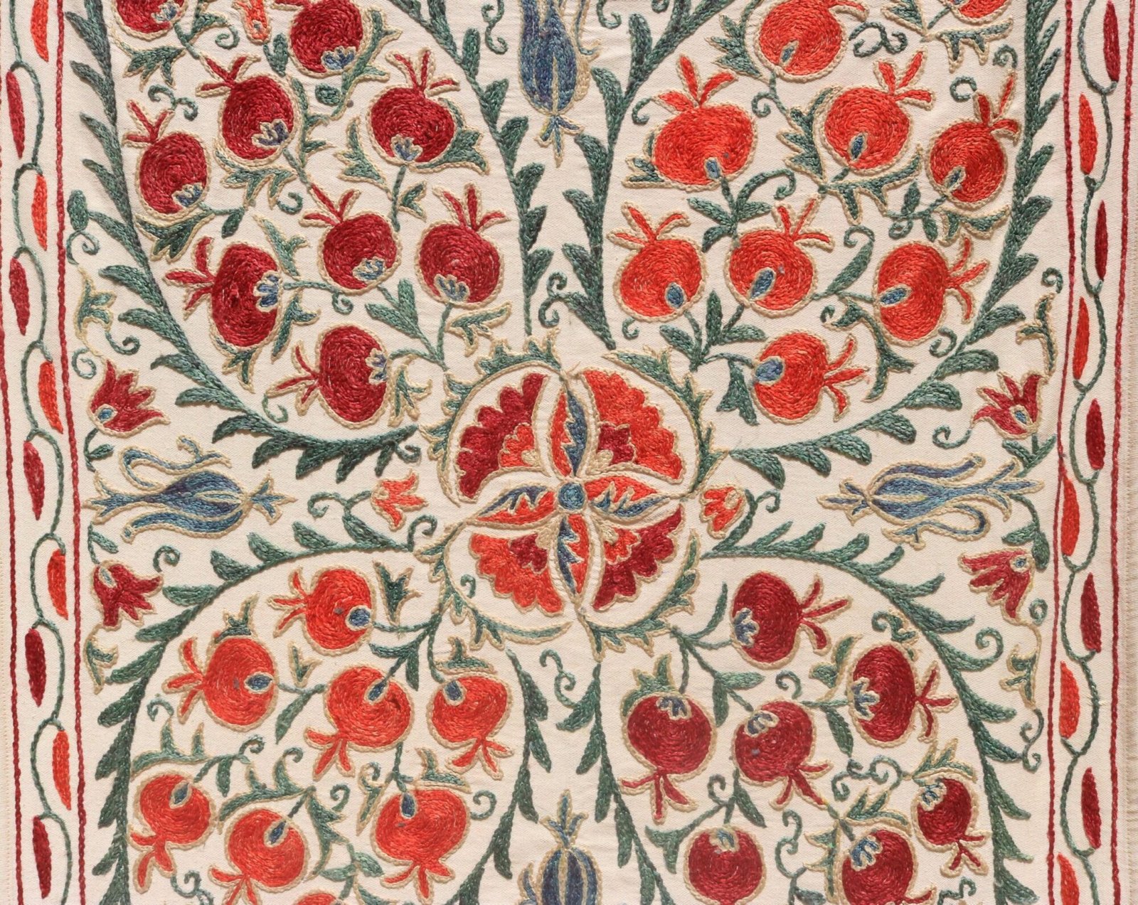 Uzbek handmade embroidery suzani. Bedspread, Bedcover, Wall hanging, Tapestry, Wall decor, Throw, tablecloth.