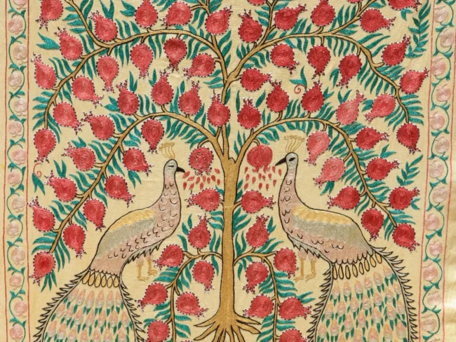 Uzbek handmade embroidery suzani. Bedspread, Bedcover, Wall hanging, Tapestry, Wall decor, Throw, tablecloth.