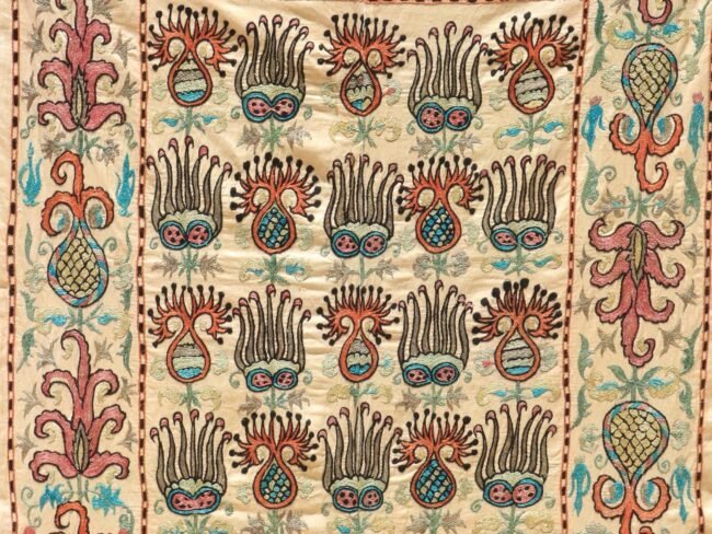 Uzbek handmade embroidery suzani. Bedspread, Bedcover, Wall hanging, Tapestry, Wall decor, Throw, tablecloth.