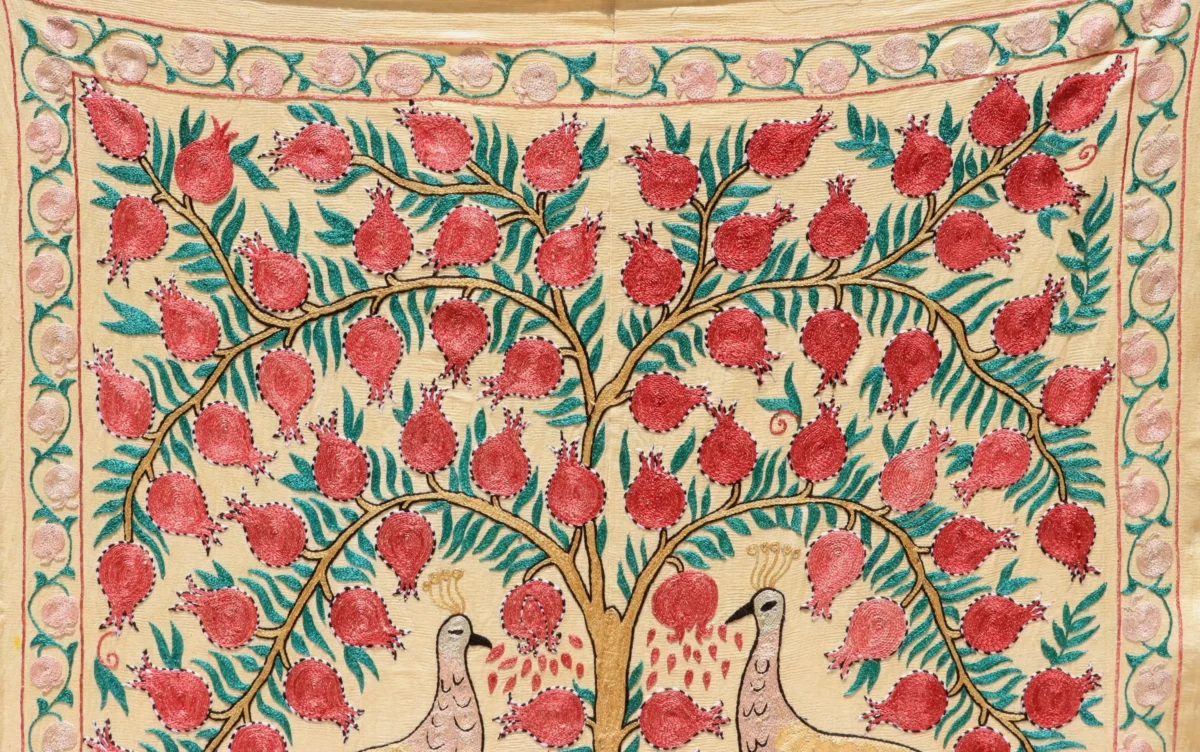 Uzbek handmade embroidery suzani. Bedspread, Bedcover, Wall hanging, Tapestry, Wall decor, Throw, tablecloth.