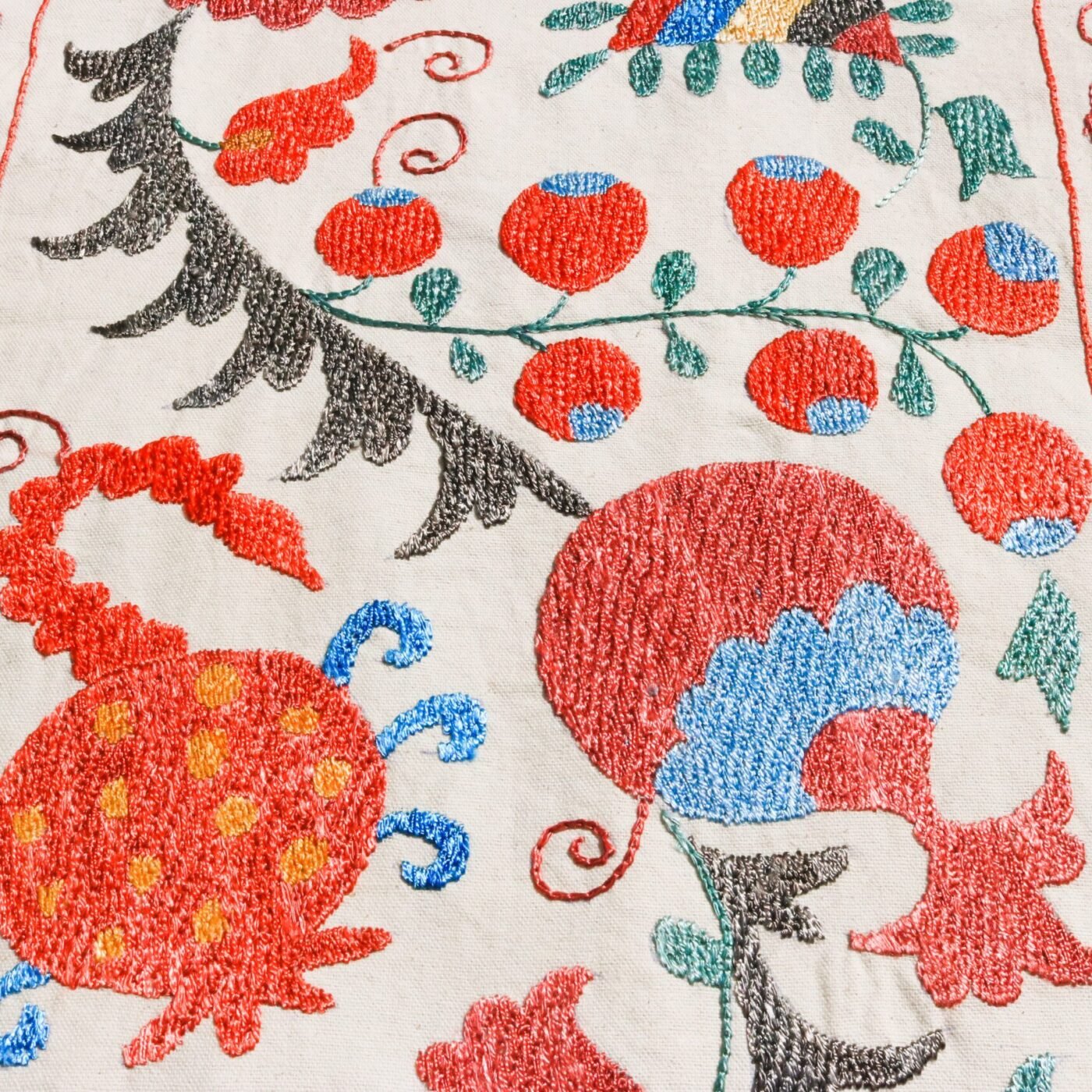 Suzani,Uzbek handmade embroidery. Table runners. Wall hanging, tablecloth.