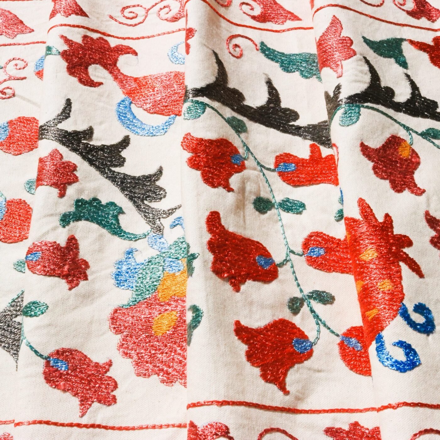 Suzani,Uzbek handmade embroidery. Table runners. Wall hanging, tablecloth.