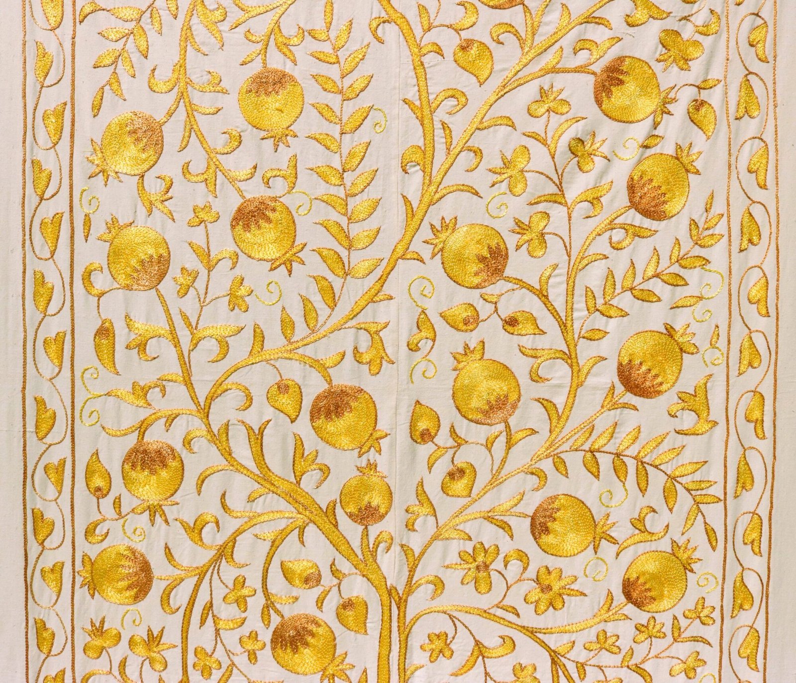 Handmade Uzbek Suzani Embroidery, Wall Hanging, Table Cover, Bedspread