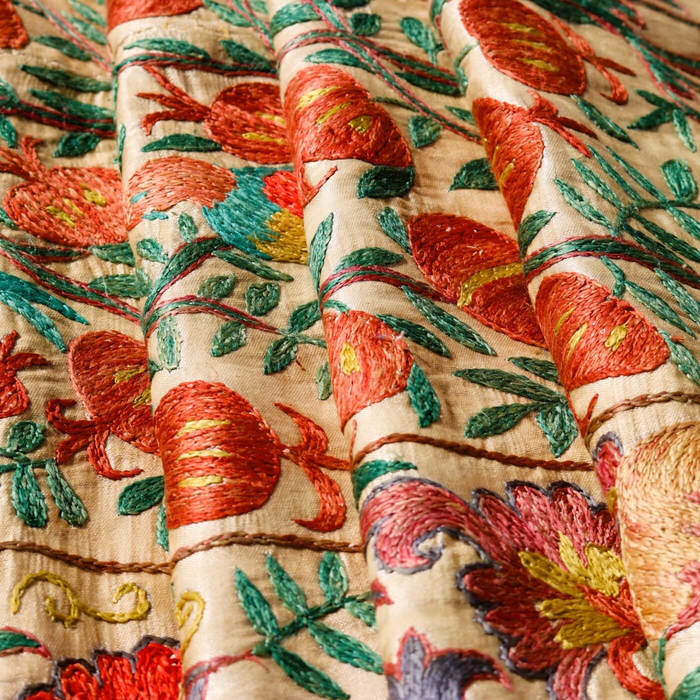 IMG_1748 Handmade Uzbek Suzani Embroidery, Wall Hanging, Table Cover, Bedspread